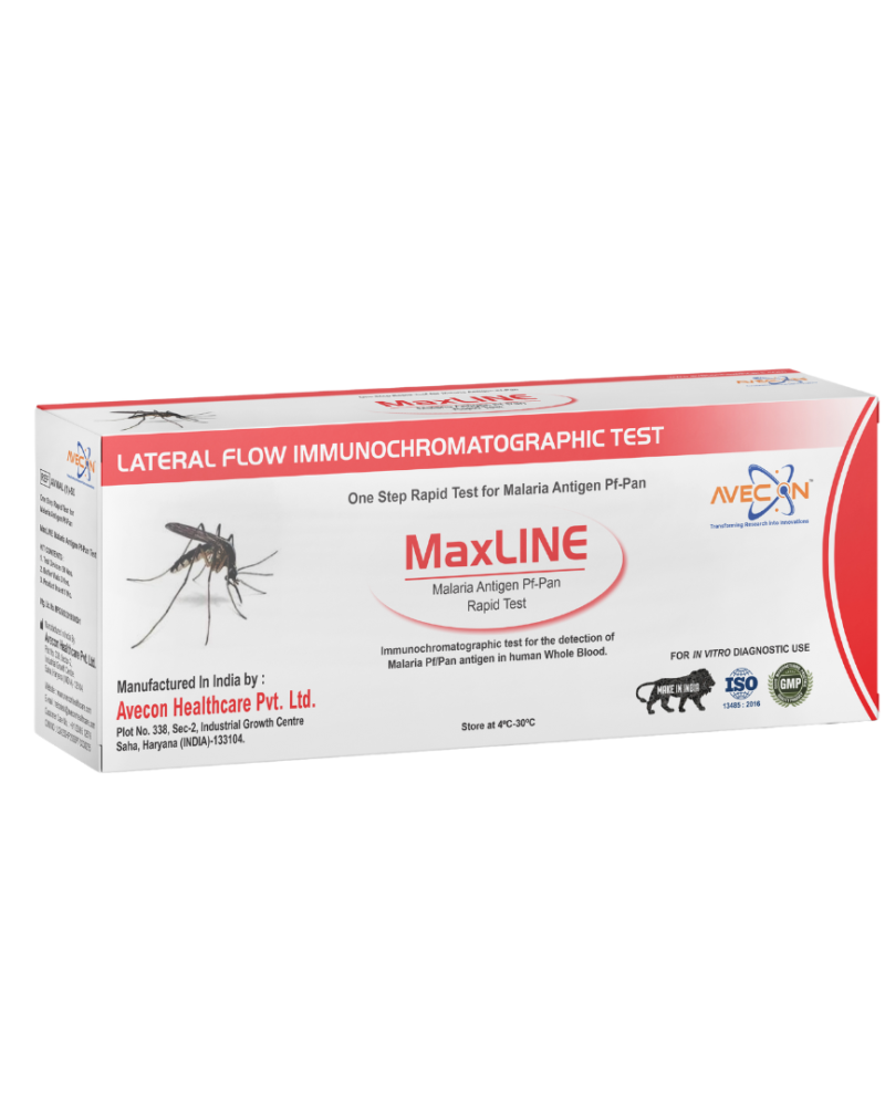 MaxLINE Malaria Antigen Pf/Pan Rapid Test